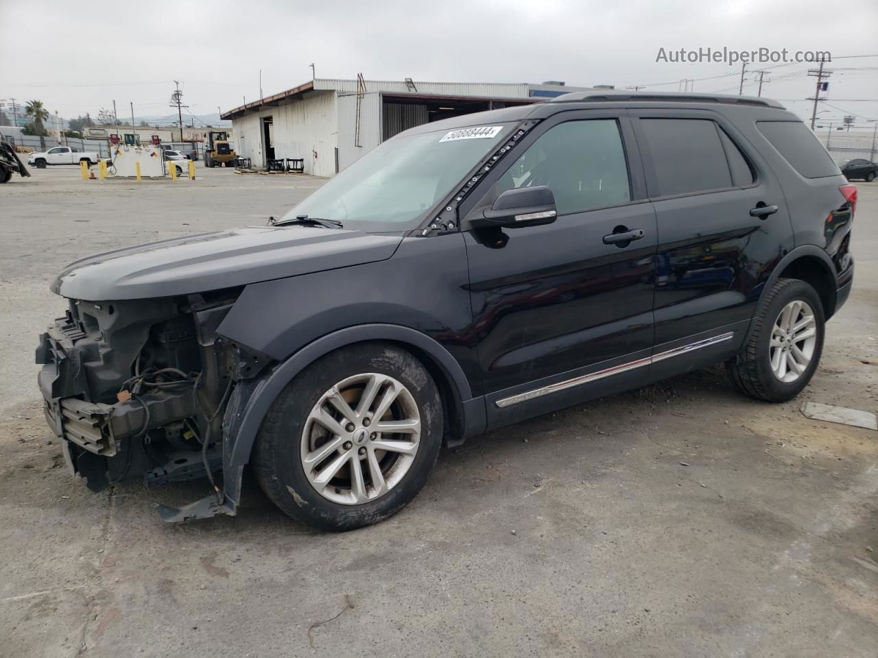 2017 Ford Explorer Xlt Black vin: 1FM5K7D86HGD12668