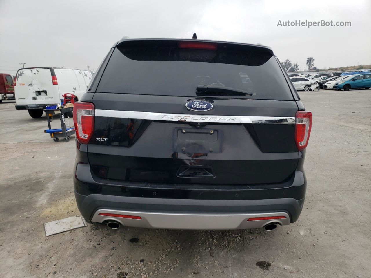 2017 Ford Explorer Xlt Black vin: 1FM5K7D86HGD12668