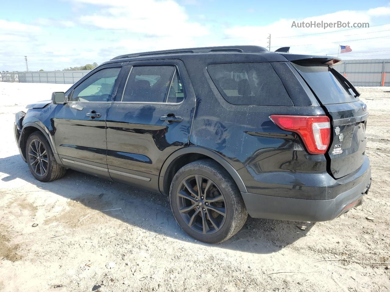 2017 Ford Explorer Xlt Black vin: 1FM5K7D86HGD62504