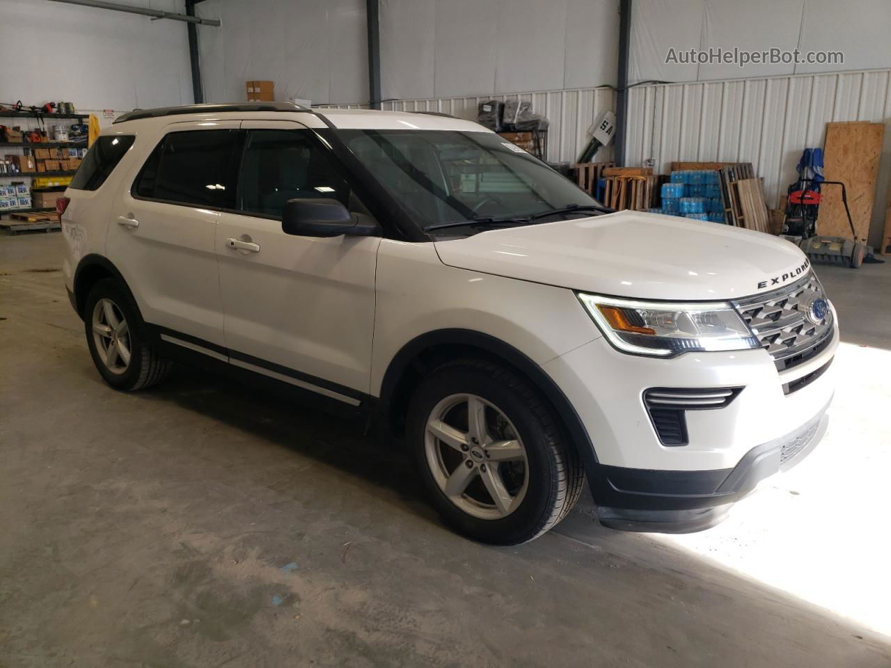 2018 Ford Explorer Xlt Белый vin: 1FM5K7D86JGA02302