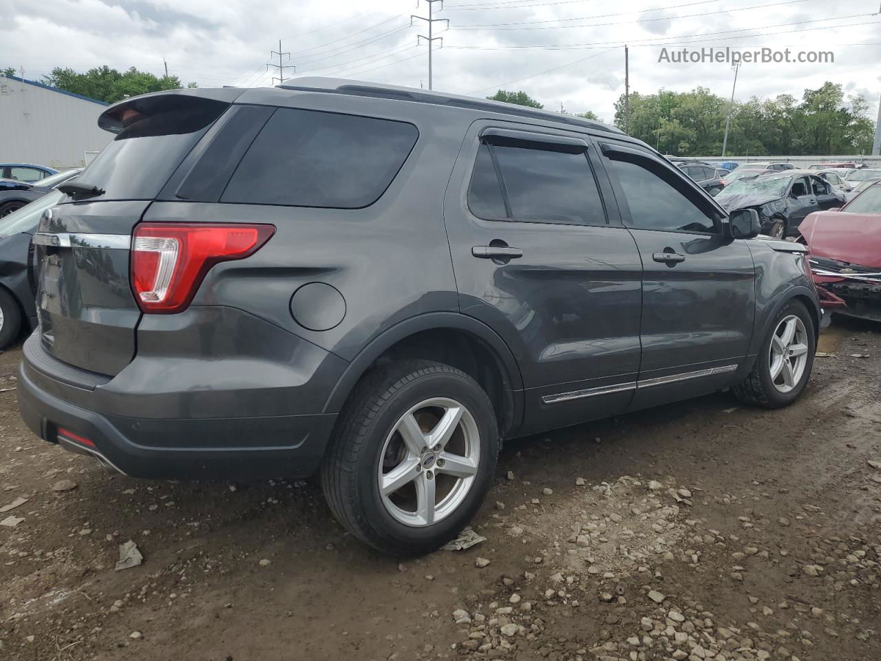 2018 Ford Explorer Xlt Серый vin: 1FM5K7D86JGA18063