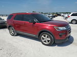 2018 Ford Explorer Xlt Red vin: 1FM5K7D86JGA34179