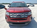 2018 Ford Explorer Xlt Red vin: 1FM5K7D86JGA34179