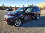 2018 Ford Explorer Xlt Burgundy vin: 1FM5K7D86JGA52181