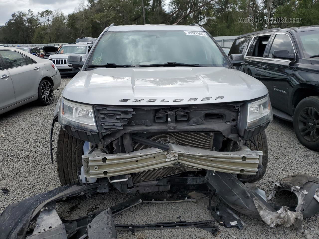 2018 Ford Explorer Xlt Silver vin: 1FM5K7D86JGB52393