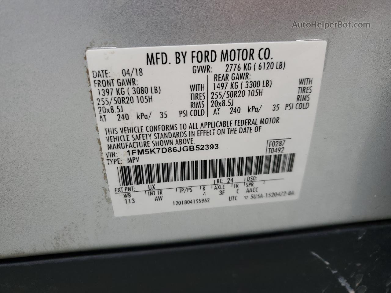 2018 Ford Explorer Xlt Silver vin: 1FM5K7D86JGB52393