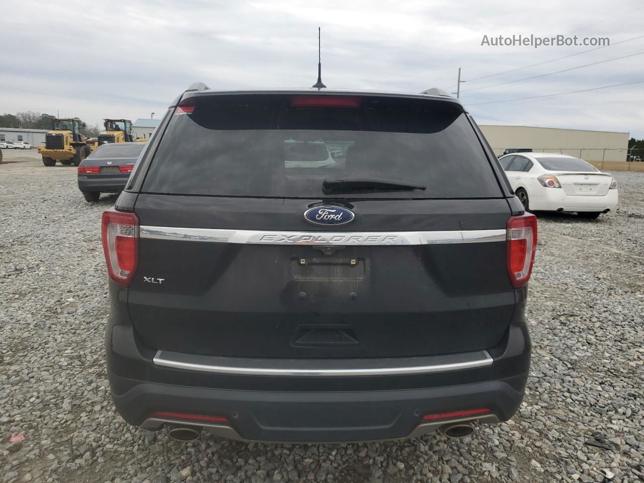 2018 Ford Explorer Xlt Black vin: 1FM5K7D86JGB84325