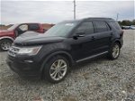 2018 Ford Explorer Xlt Black vin: 1FM5K7D86JGB84325