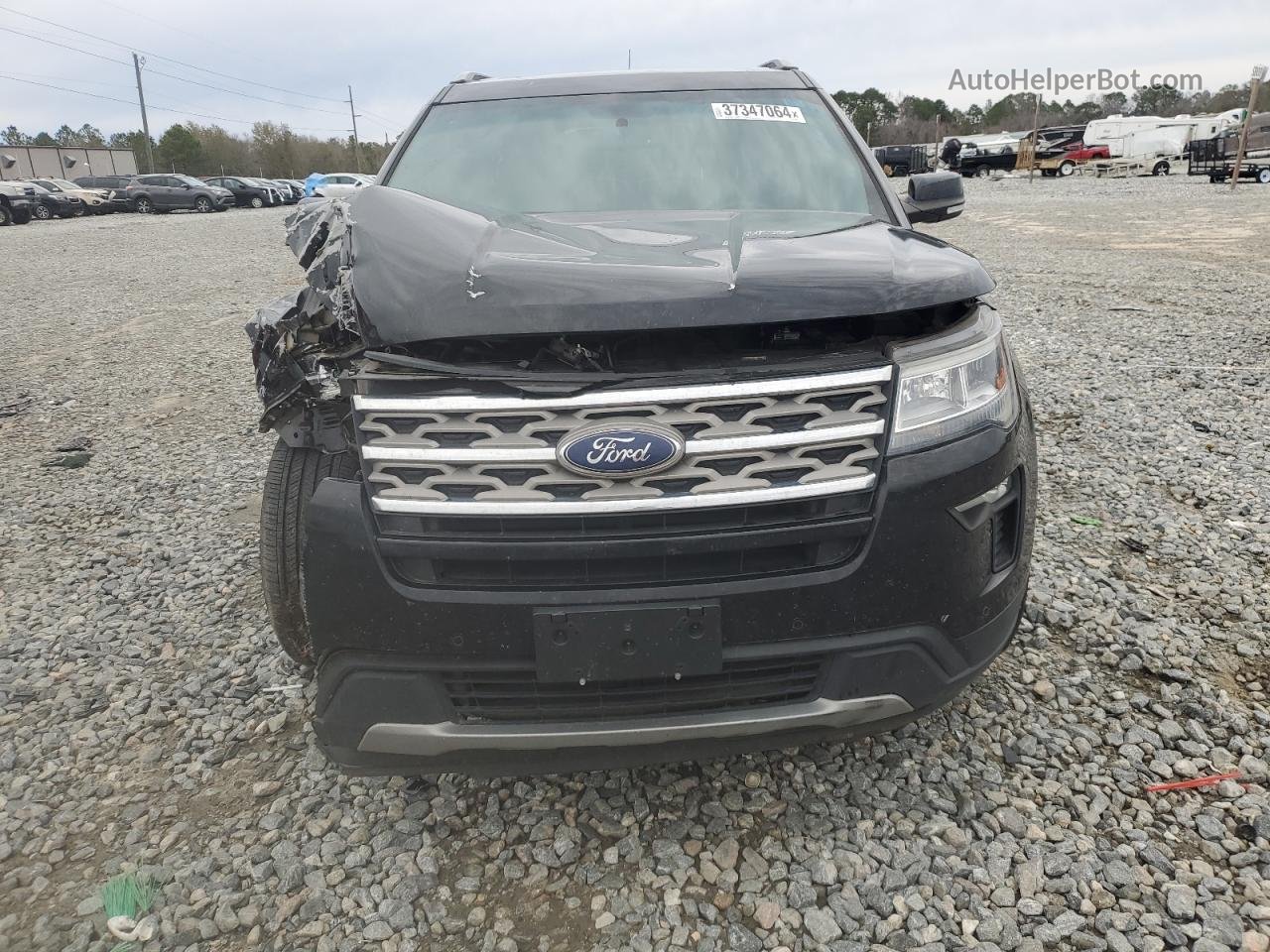 2018 Ford Explorer Xlt Black vin: 1FM5K7D86JGB84325