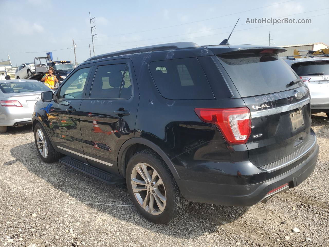 2018 Ford Explorer Xlt Черный vin: 1FM5K7D86JGC40909