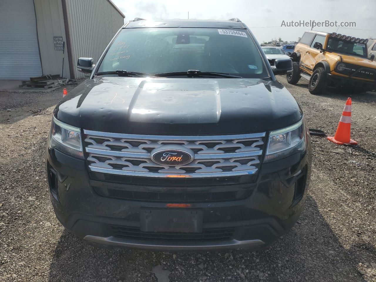 2018 Ford Explorer Xlt Black vin: 1FM5K7D86JGC40909