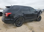 2018 Ford Explorer Xlt Black vin: 1FM5K7D86JGC85669