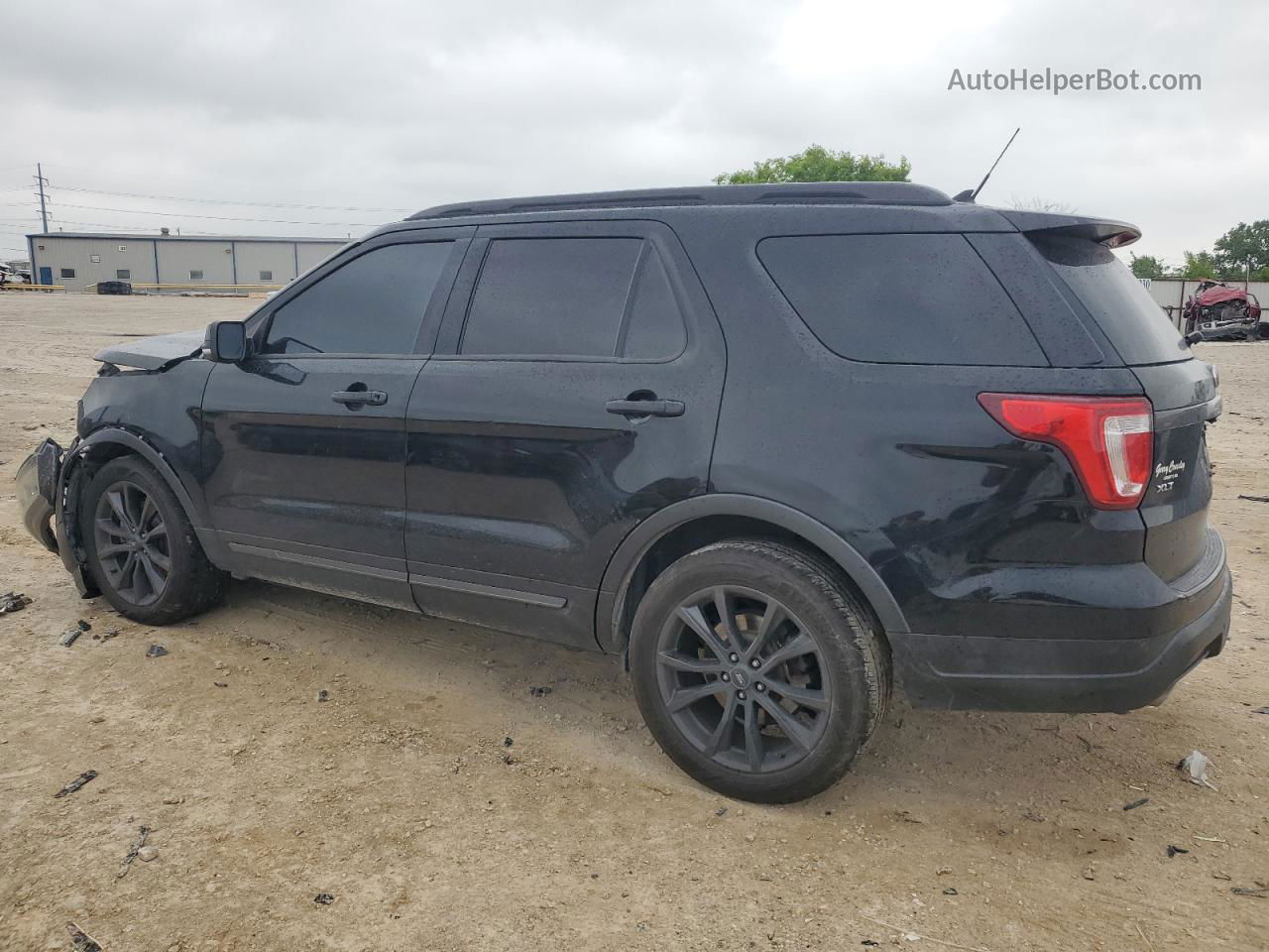 2018 Ford Explorer Xlt Black vin: 1FM5K7D86JGC85669