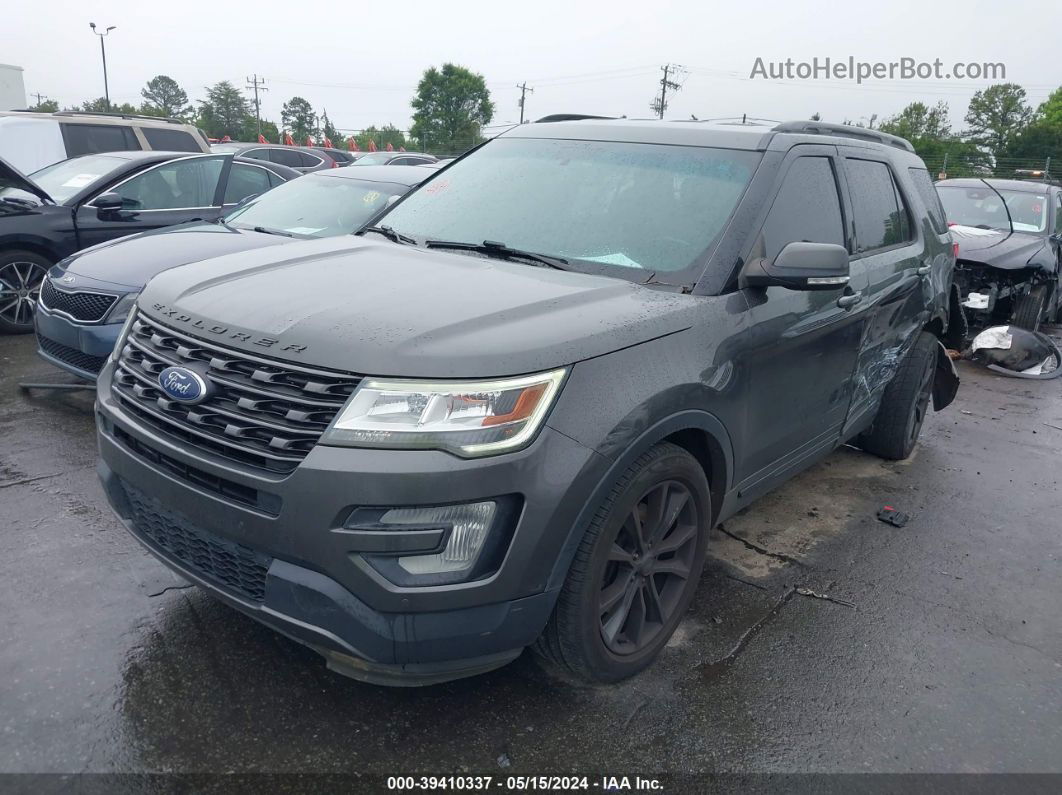 2017 Ford Explorer Xlt Gray vin: 1FM5K7D87HGB59069