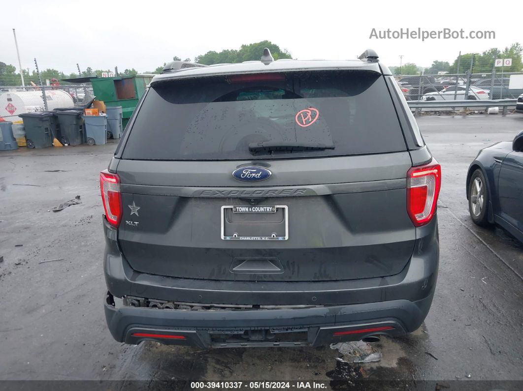 2017 Ford Explorer Xlt Gray vin: 1FM5K7D87HGB59069