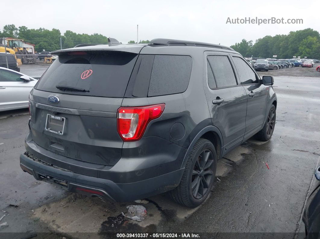 2017 Ford Explorer Xlt Gray vin: 1FM5K7D87HGB59069