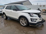 2017 Ford Explorer Xlt White vin: 1FM5K7D87HGB70119