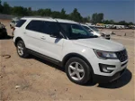 2017 Ford Explorer Xlt White vin: 1FM5K7D87HGC31825