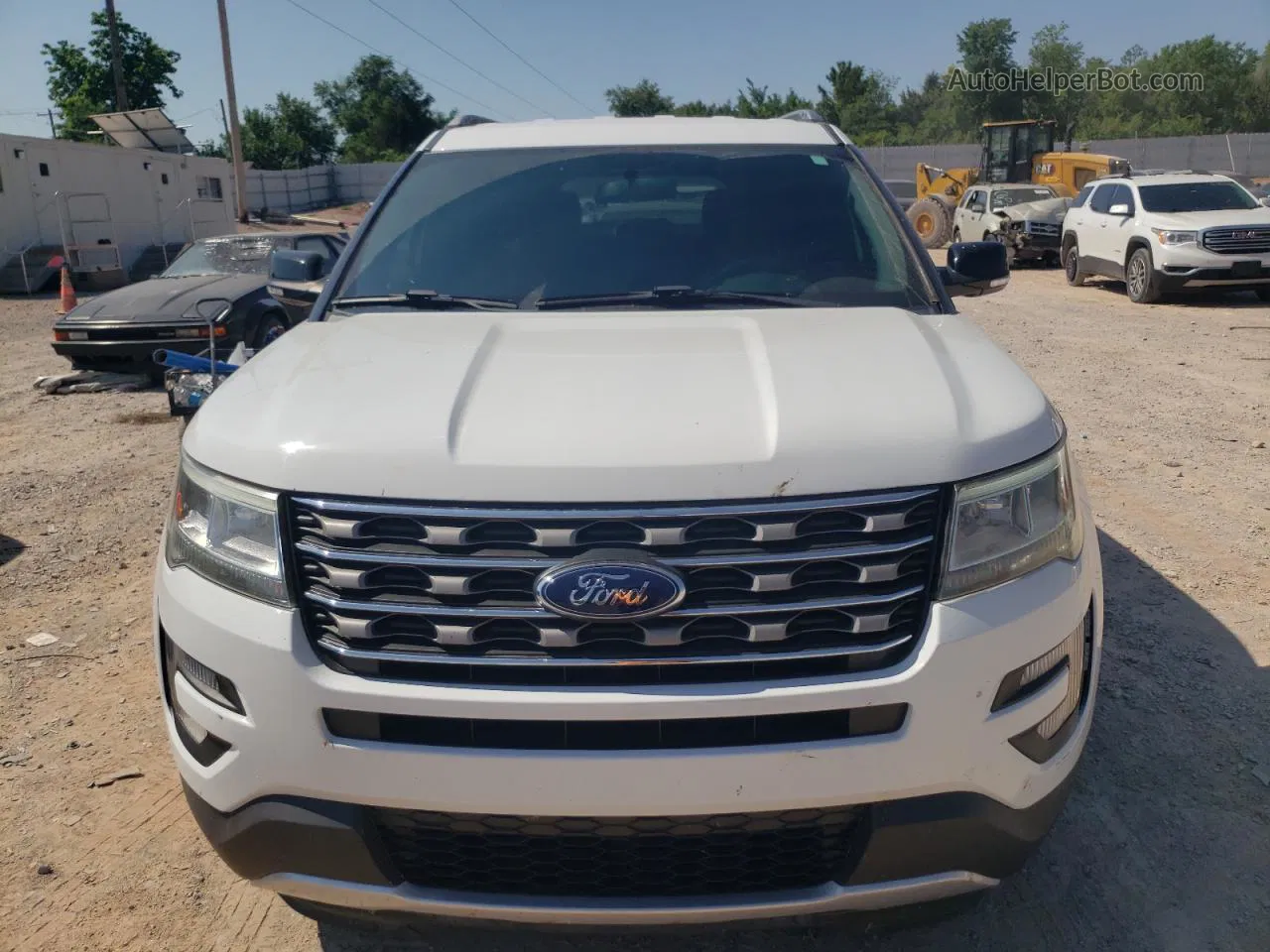 2017 Ford Explorer Xlt White vin: 1FM5K7D87HGC31825