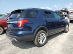 2017 Ford Explorer Xlt Blue vin: 1FM5K7D87HGC51492