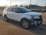 2017 Ford Explorer Xlt White vin: 1FM5K7D87HGC99235