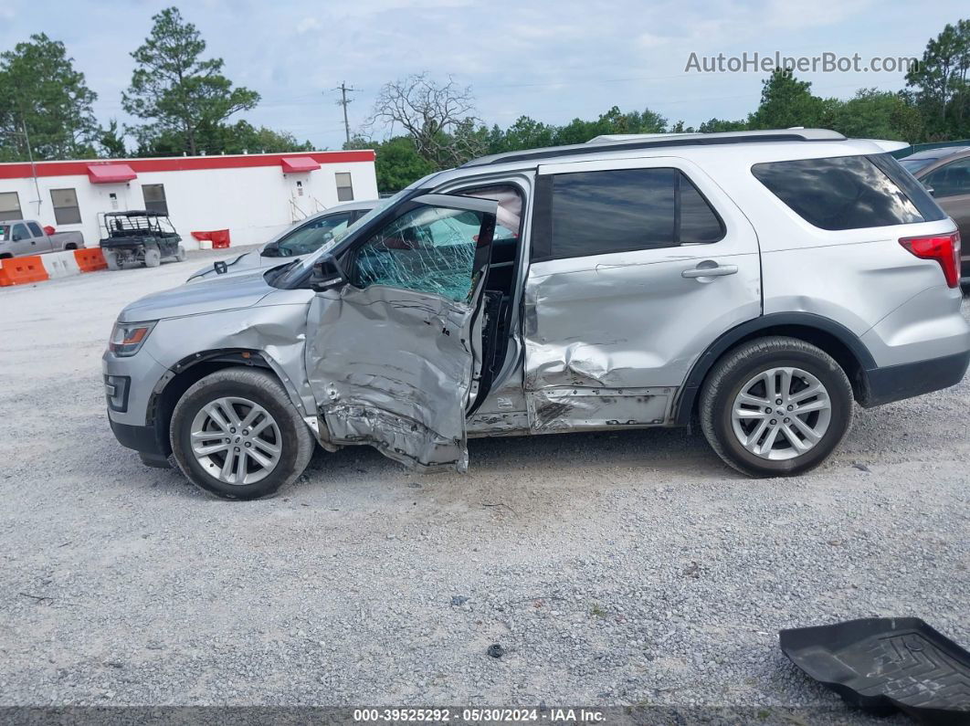 2017 Ford Explorer Xlt Silver vin: 1FM5K7D87HGD36235