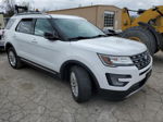 2017 Ford Explorer Xlt White vin: 1FM5K7D87HGD82941