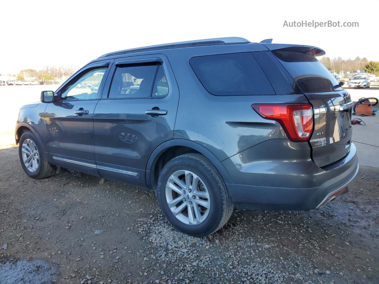 2017 Ford Explorer Xlt Gray vin: 1FM5K7D87HGD95950