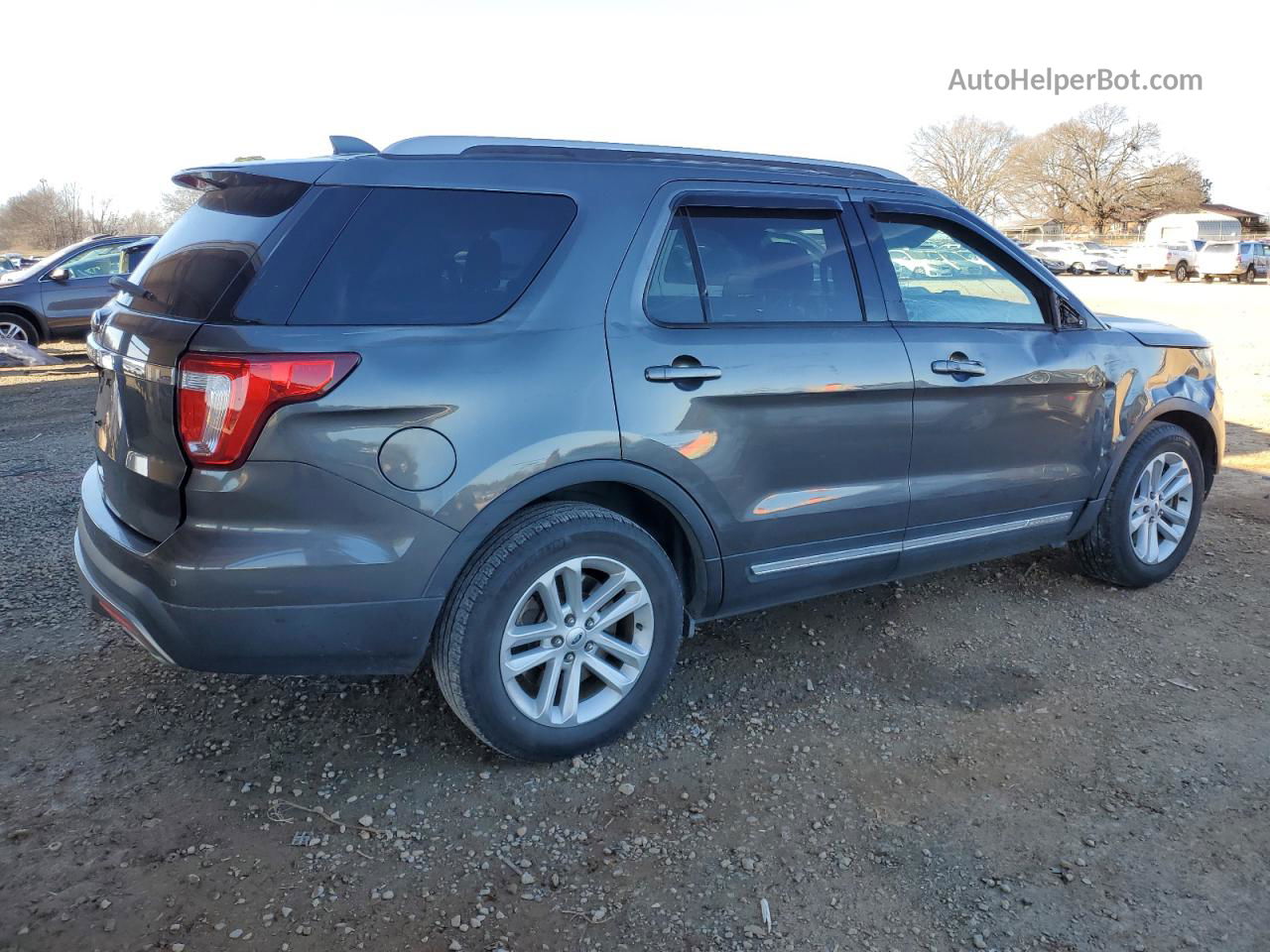 2017 Ford Explorer Xlt Gray vin: 1FM5K7D87HGD95950