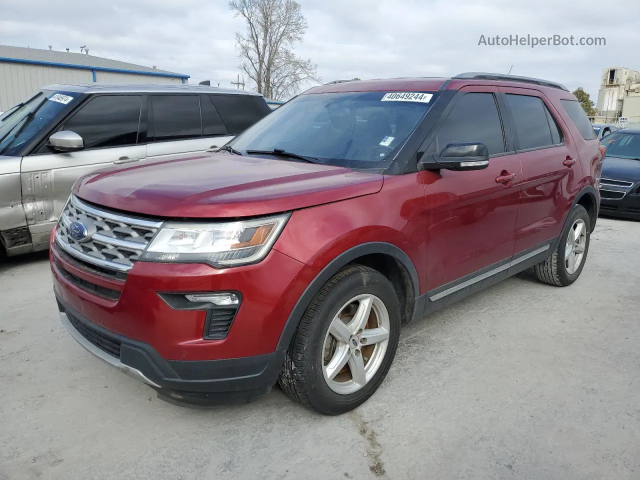 2018 Ford Explorer Xlt Red vin: 1FM5K7D87JGA67384