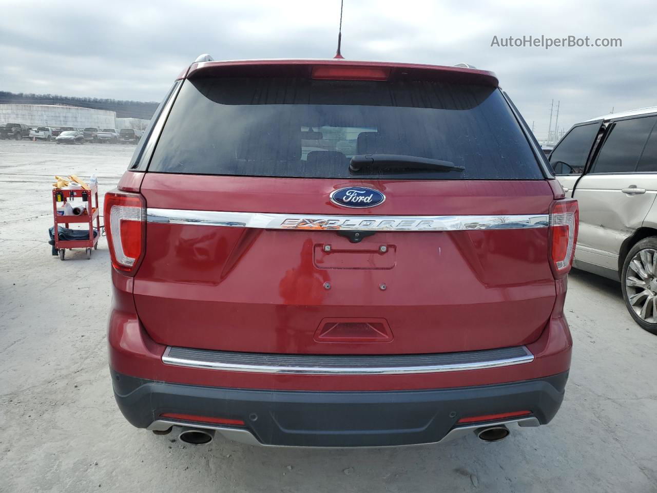 2018 Ford Explorer Xlt Красный vin: 1FM5K7D87JGA67384