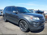 2018 Ford Explorer Xlt Gray vin: 1FM5K7D87JGB18219