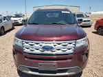 2018 Ford Explorer Xlt Maroon vin: 1FM5K7D87JGC41924
