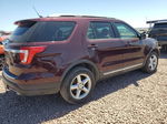 2018 Ford Explorer Xlt Maroon vin: 1FM5K7D87JGC41924
