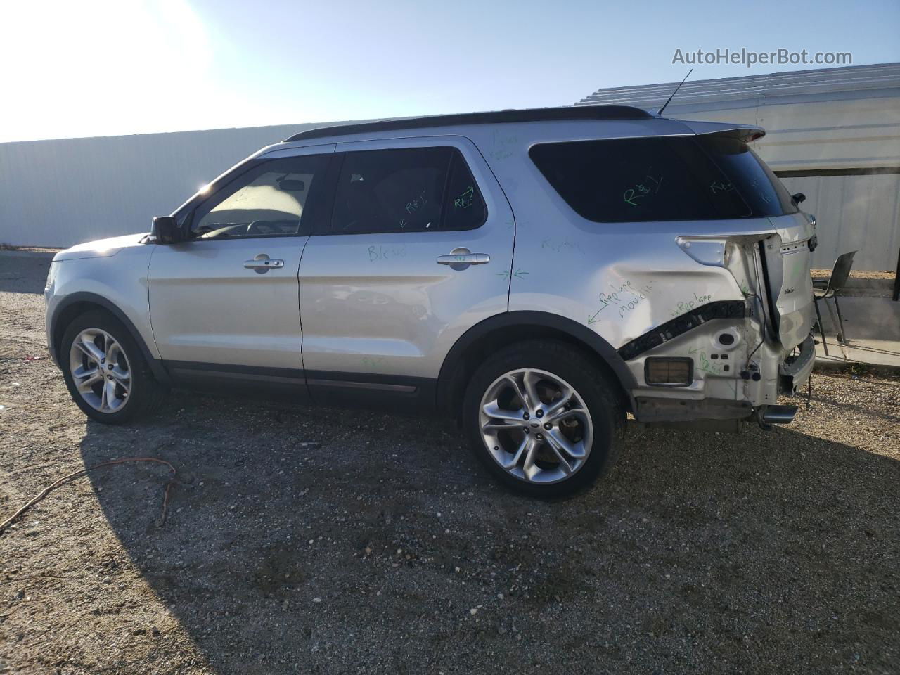 2018 Ford Explorer Xlt Silver vin: 1FM5K7D87JGC86703