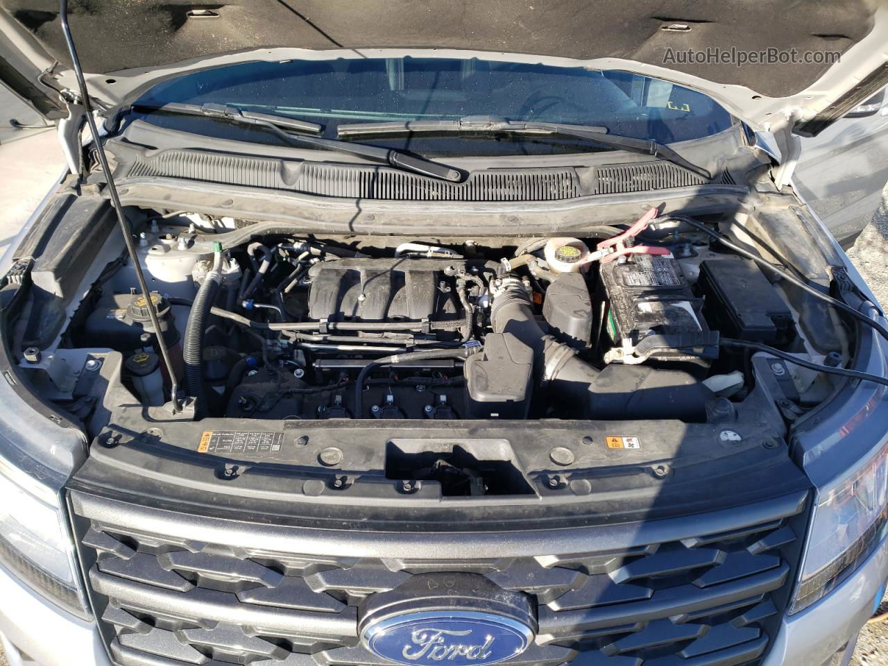 2018 Ford Explorer Xlt Silver vin: 1FM5K7D87JGC86703