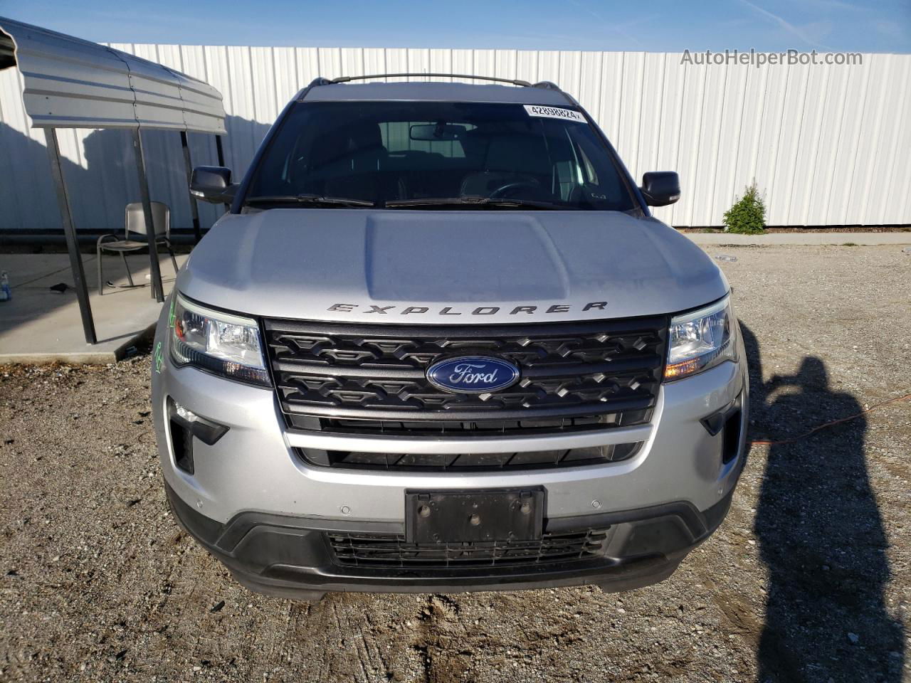 2018 Ford Explorer Xlt Silver vin: 1FM5K7D87JGC86703