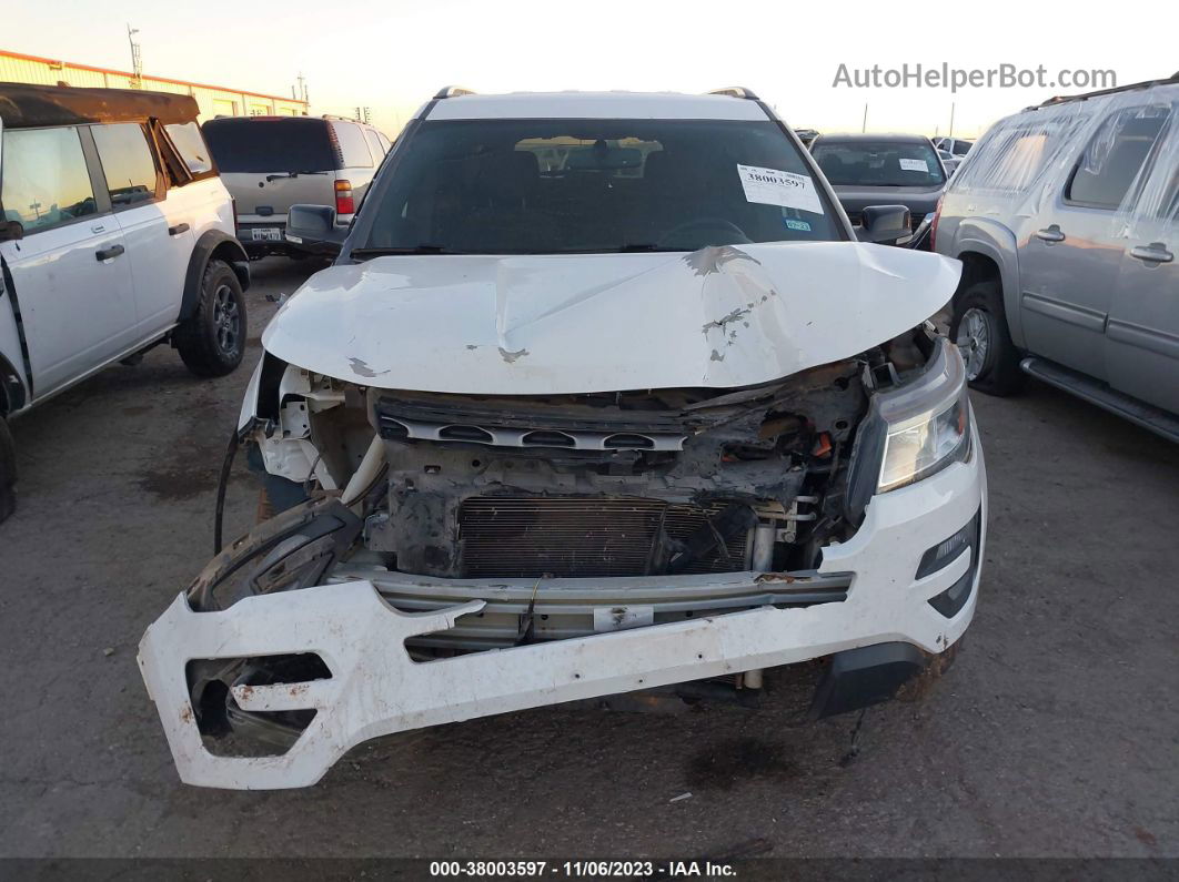 2017 Ford Explorer Xlt White vin: 1FM5K7D88HGC56278