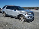 2017 Ford Explorer Xlt Silver vin: 1FM5K7D89HGA07164