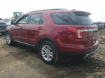 2017 Ford Explorer Xlt Red vin: 1FM5K7D89HGA56445