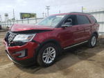 2017 Ford Explorer Xlt Красный vin: 1FM5K7D89HGA56445