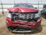 2017 Ford Explorer Xlt Red vin: 1FM5K7D89HGA56445