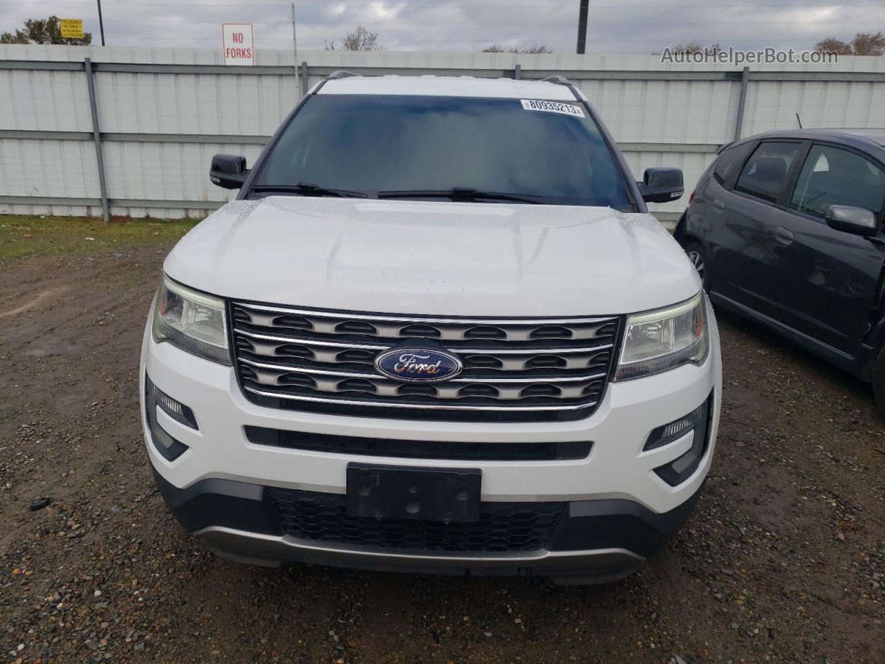 2017 Ford Explorer Xlt Белый vin: 1FM5K7D89HGA95150