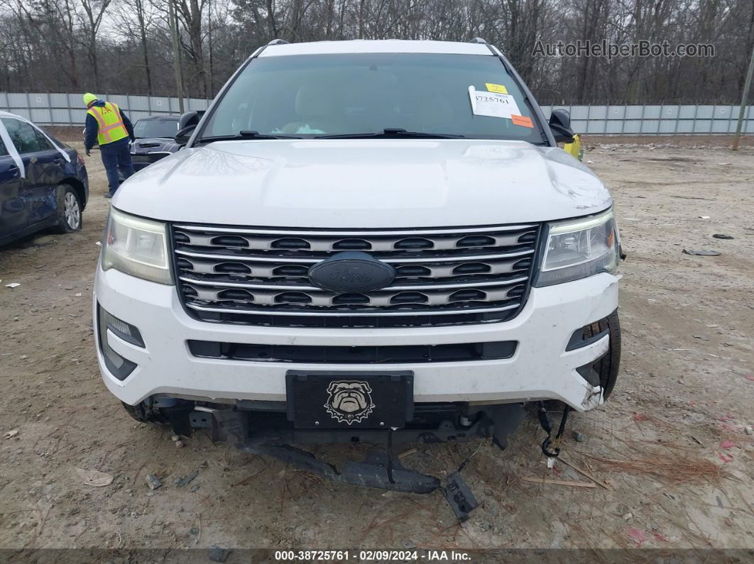 2017 Ford Explorer Xlt White vin: 1FM5K7D89HGB26994