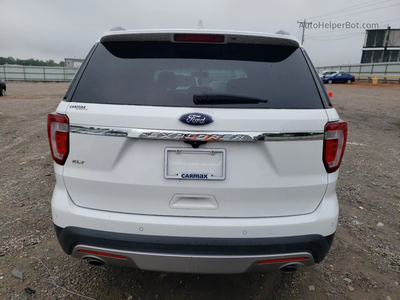 2017 Ford Explorer Xlt White vin: 1FM5K7D89HGB89660