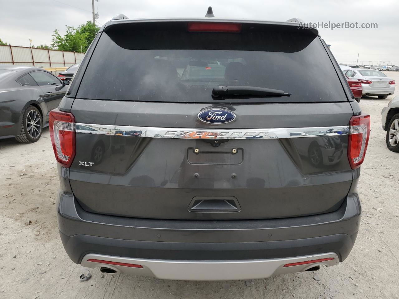 2017 Ford Explorer Xlt Gray vin: 1FM5K7D89HGB90016