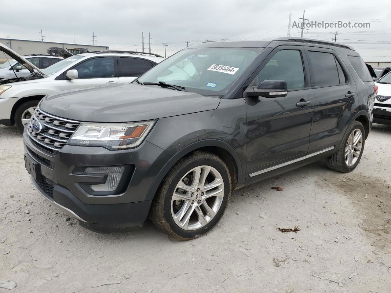 2017 Ford Explorer Xlt Gray vin: 1FM5K7D89HGB90016