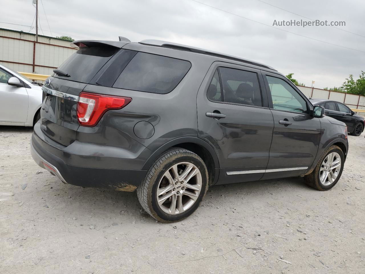 2017 Ford Explorer Xlt Gray vin: 1FM5K7D89HGB90016