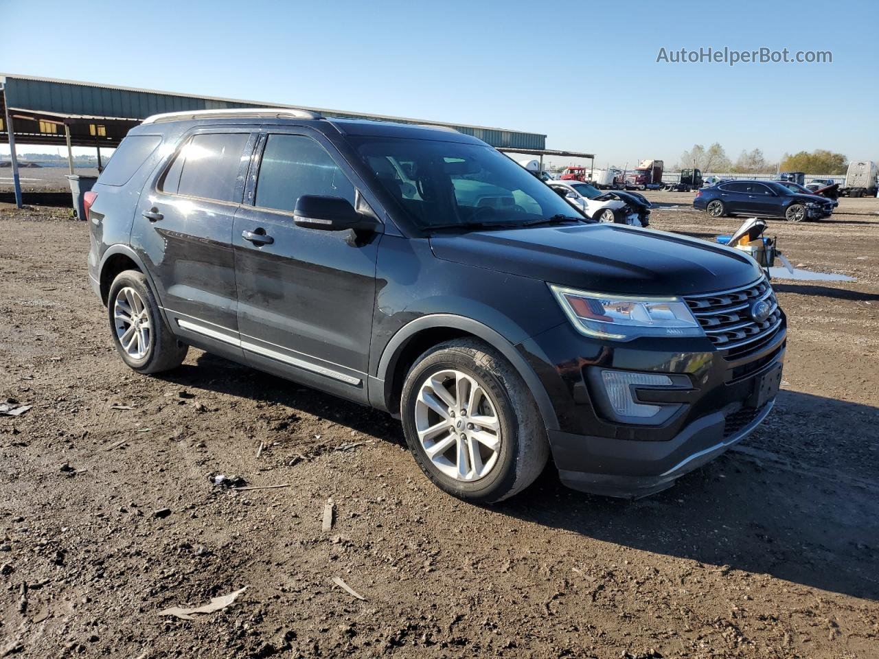 2017 Ford Explorer Xlt Черный vin: 1FM5K7D89HGC31356