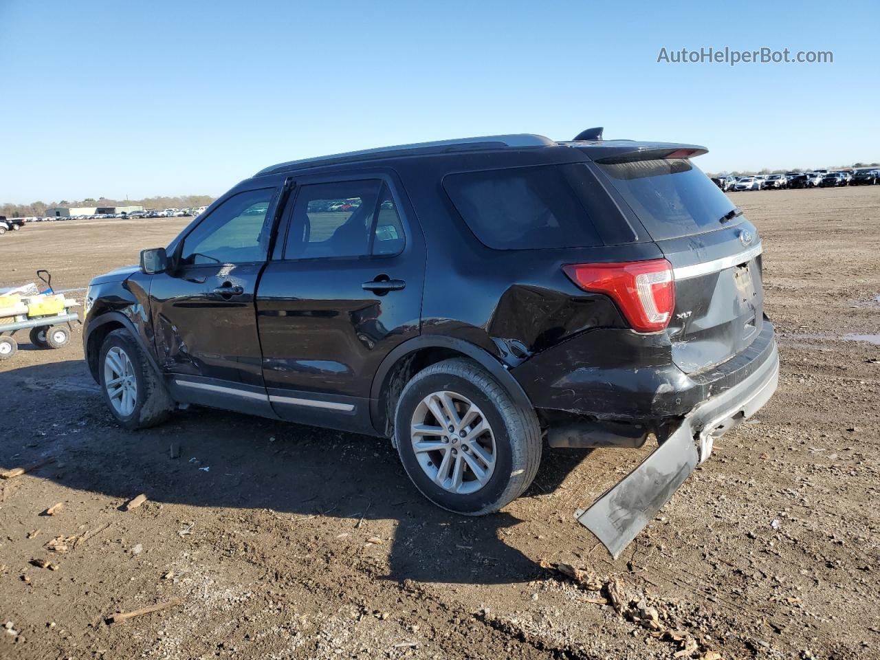 2017 Ford Explorer Xlt Black vin: 1FM5K7D89HGC31356